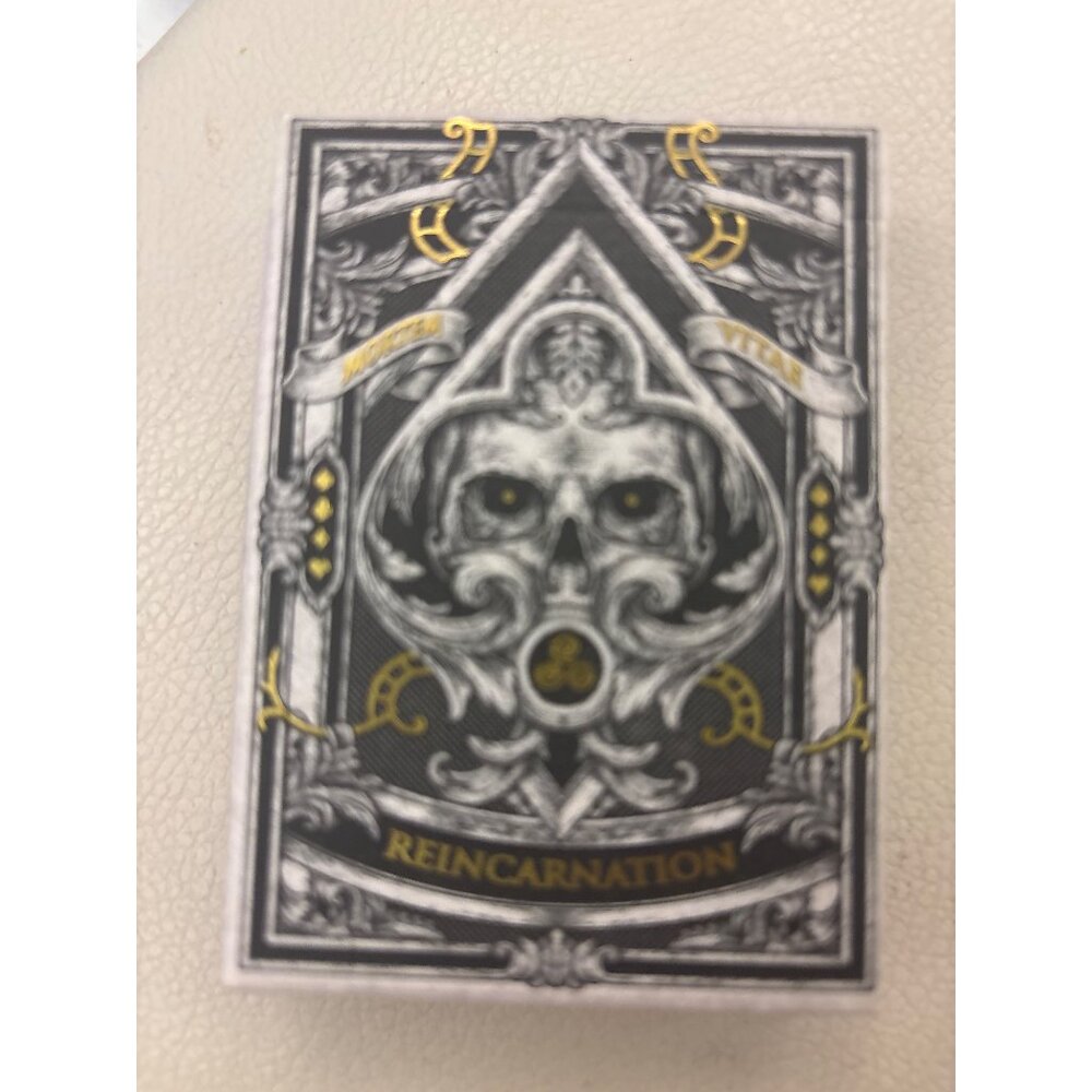 Reincarnation “Mors & Vita” Playing Cards — Gothic Limited Edition — Opened Mint